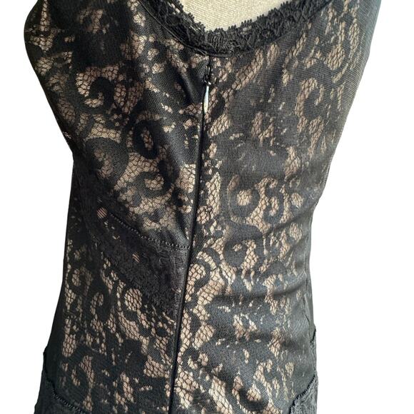 Alexa Admor Womens Lace Dress Size L Sleeveless Handkerchief Witchy Whimsigoth - Picture 3 of 10